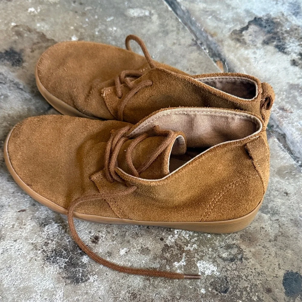 GAP Brown Suede Lace-Up Kids Shoes